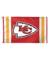 Wincraft Kansas City Chiefs 3' X 5' Vertical Stripes Deluxe Single-sided Flag In Transparent
