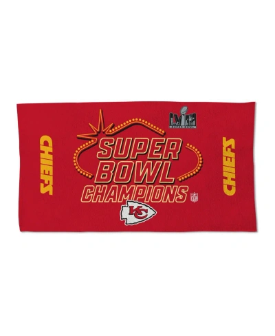 Wincraft Kansas City Chiefs Super Bowl Lviii Champions Locker Room 22'' X 42'' Double-sided Towel In Multi