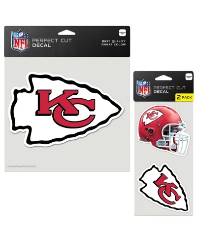 Wincraft Kansas City Chiefs Three-pack Perfect Cut Decal Sheet In Multi