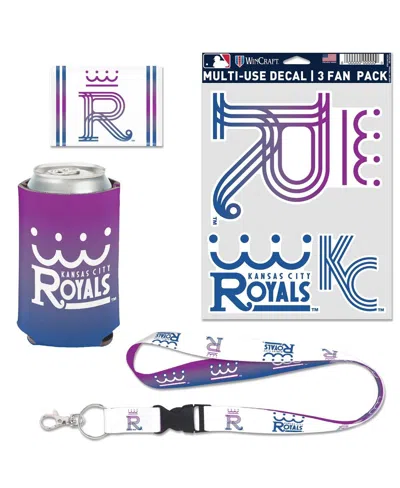 Wincraft Kansas City Royals 2026 City Connect 4-piece Fan Pack In White
