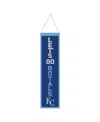 Wincraft Kansas City Royals 8" X 32" Slogan Wool Banner In Blue