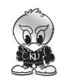 Wincraft Kansas Jayhawks Free-form Chrome Auto Emblem Decal In Multi