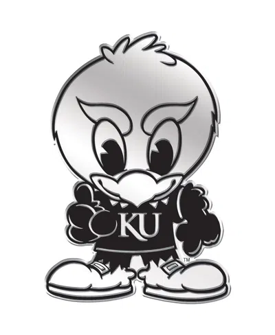 Wincraft Kansas Jayhawks Free-form Chrome Auto Emblem Decal In Multi