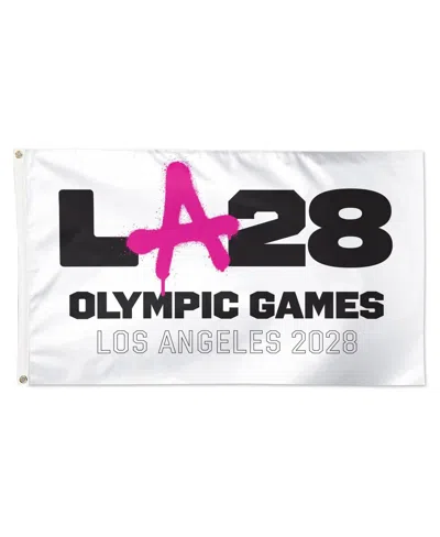 Wincraft La 2028 Summer Olympics 3' X 5' Deluxe Flag In Transparent