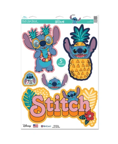 Wincraft Lilo And Stitch 11" X 17" Multi-use Decal Sheet