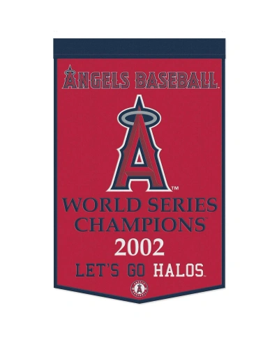 Wincraft Los Angeles Angels 24" X 38" Championship Banner In Red