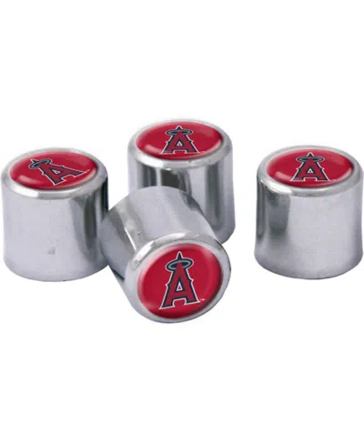Wincraft Los Angeles Angels 4-pack Valve Stem Covers In Silver-tone