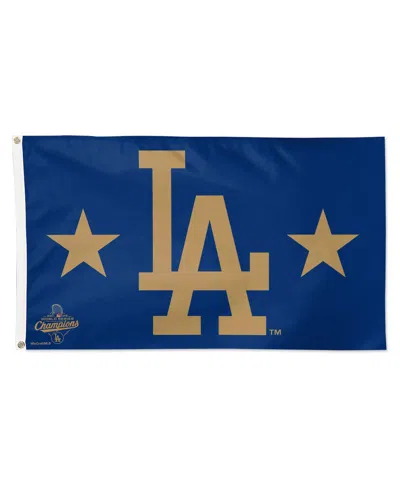 Wincraft Los Angeles Dodgers 2026 Gold Collection 3' X 5' Single-sided Deluxe Flag In Transparent