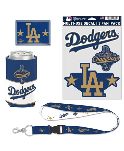 Wincraft Los Angeles Dodgers 2026 Gold Collection 4-piece Fan Pack In Multi