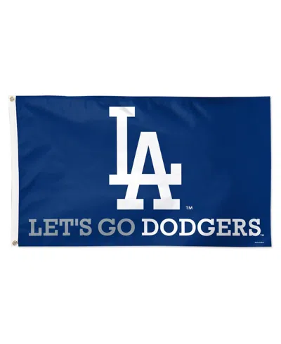 Wincraft Los Angeles Dodgers 3' X 5' Single-sided Deluxe Team Slogan Flag In Blue