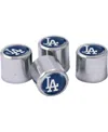 Wincraft Los Angeles Dodgers 4-pack Valve Stem Covers In Silver