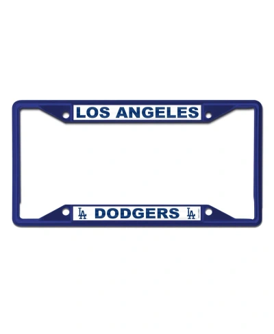 Wincraft Los Angeles Dodgers Chrome Color License Plate Frame In Blue