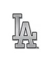 Wincraft Los Angeles Dodgers Team Chrome Car Emblem In Gray