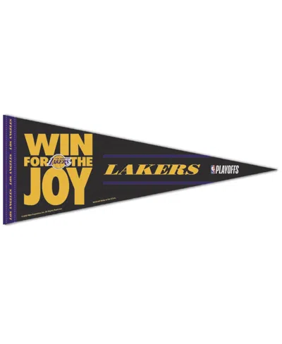 Wincraft Los Angeles Lakers 2025 Nba Playoffs 12'' X 30'' Premium Pennant In Transparent