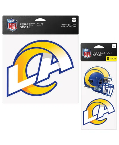 Wincraft Los Angeles Rams Three-pack Perfect Cut Decals In Multi