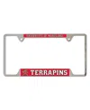Wincraft Maryland Terrapins License Plate Frame In Gray