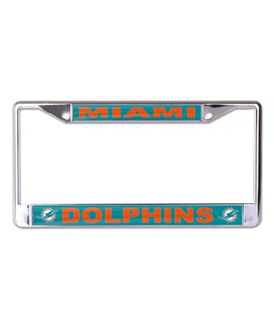 Wincraft Miami Dolphins Team Logo S/l Metal License Plate Frame In No Color
