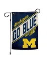 Wincraft Michigan Wolverines 12" X 18" Throwback Logo Double-sided Garden Flag In No Color