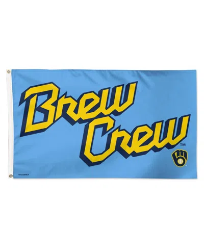 Wincraft Milwaukee Brewers 3' X 5' Single-sided City Connect Deluxe Flag In No Color
