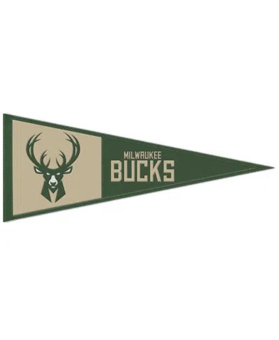 Wincraft Milwaukee Bucks 13" X 32" Wool Primary Logo Pennant In Multi