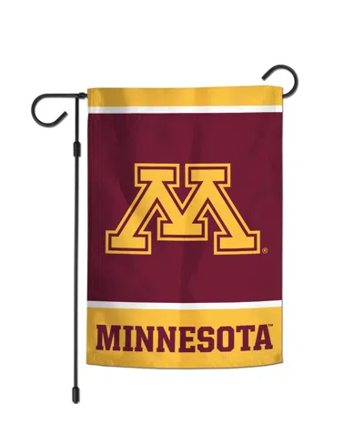 Wincraft Minnesota Golden Gophers 12'' X 18'' Double-sided Garden Flag In Transparent