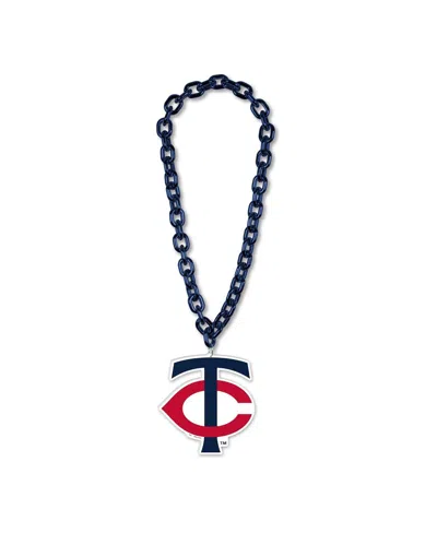 Wincraft Minnesota Twins Big Chain Logo Necklace In Transparent