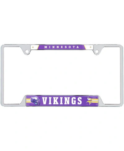 Wincraft Minnesota Vikings License Plate Frame In Purple