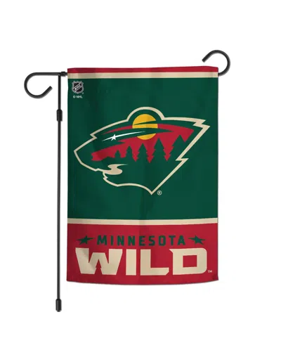 Wincraft Minnesota Wild 12'' X 18'' Double-sided Garden Flag In Transparent