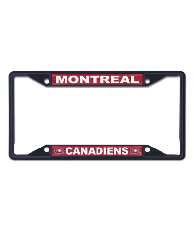 Wincraft Montreal Canadiens Chrome Color License Plate Frame In Multi