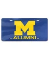 Wincraft Navy Michigan Wolverines Alumni Laser Cut Acrylic License Plate In No Color