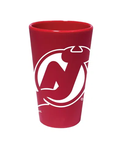 Wincraft New Jersey Devils 16oz. Team Color Silicone Pint Glass In No Color
