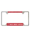 Wincraft New Jersey Devils Team Metal License Plate Frame In Gray