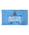 Wincraft New York City Fc 2021 Mls Cup Champions Locker Room 3' X 5' Deluxe One-sided Flag In Blue