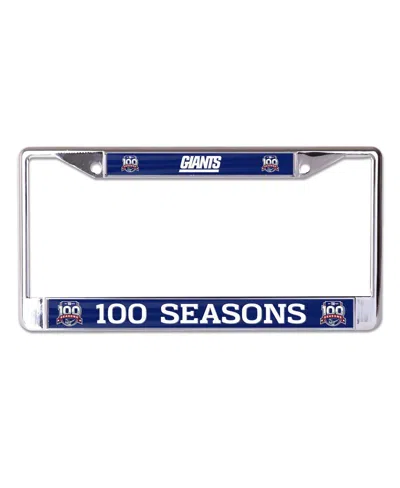 Wincraft New York Giants 100th Season Metal License Plate In Multi