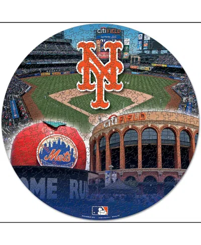 Wincraft Kids' New York Mets Round 500-piece Puzzle In Multi