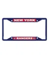 WINCRAFT NEW YORK RANGERS CHROME COLORED LICENSE PLATE FRAME