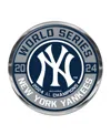 Wincraft New York Yankees 2024 American League Champions Domed Metal Auto Emblem In Transparent