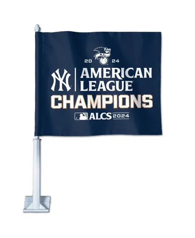 Wincraft New York Yankees 2024 American League Champions On-field/locker Room Celebration Two-sided Car Flag