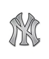 Wincraft New York Yankees Team Chrome Car Emblem In Gray