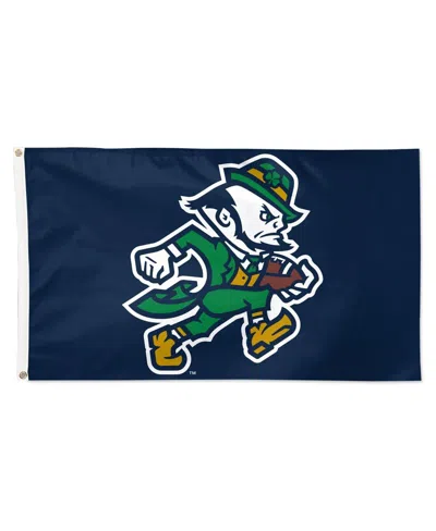 Wincraft Notre Dame Fighting Irish 3' X 5' Mascot Deluxe Single-sided Flag In Blue