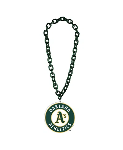 Wincraft Oakland Athletics Big Chain Logo Necklace In Transparent