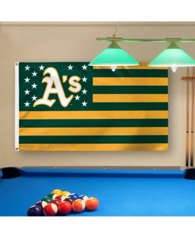 Wincraft Oakland Athletics Deluxe Stars & Stripes 3' X 5' Flag In Multi