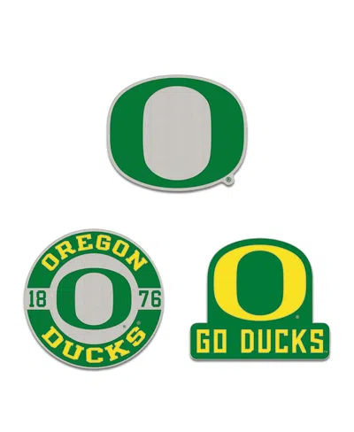 Wincraft Oregon Ducks Collector Pin, Set Of 3 In No Color