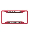 Wincraft Ottawa Senators Chrome Color License Plate Frame In Red
