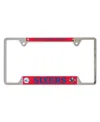 Wincraft Philadelphia 76ers Chrome Plated Metal License Plate Frame In Multi