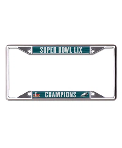 Wincraft Philadelphia Eagles Super Bowl Lix Champions Laser-cut Metal License Plate Frame In No Color