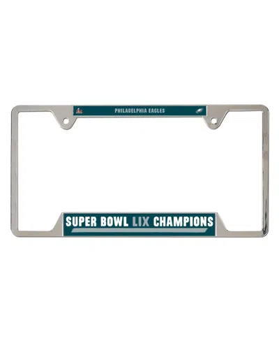Wincraft Philadelphia Eagles Super Bowl Lix Champions Metal License Plate Frame In No Color