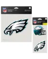 Wincraft Philadelphia Eagles Three-pack Perfect Cut Decals In No Color