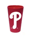 Wincraft Philadelphia Phillies 16oz. Team Color Silicone Pint Glass In No Color