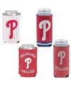 Wincraft Philadelphia Phillies Slim 12oz. Can Cooler Set, 4-pack In Red